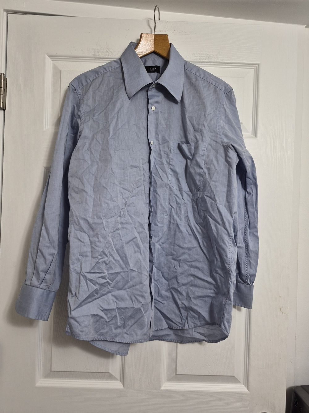 Boss Men's Light Blue Dress Shirt